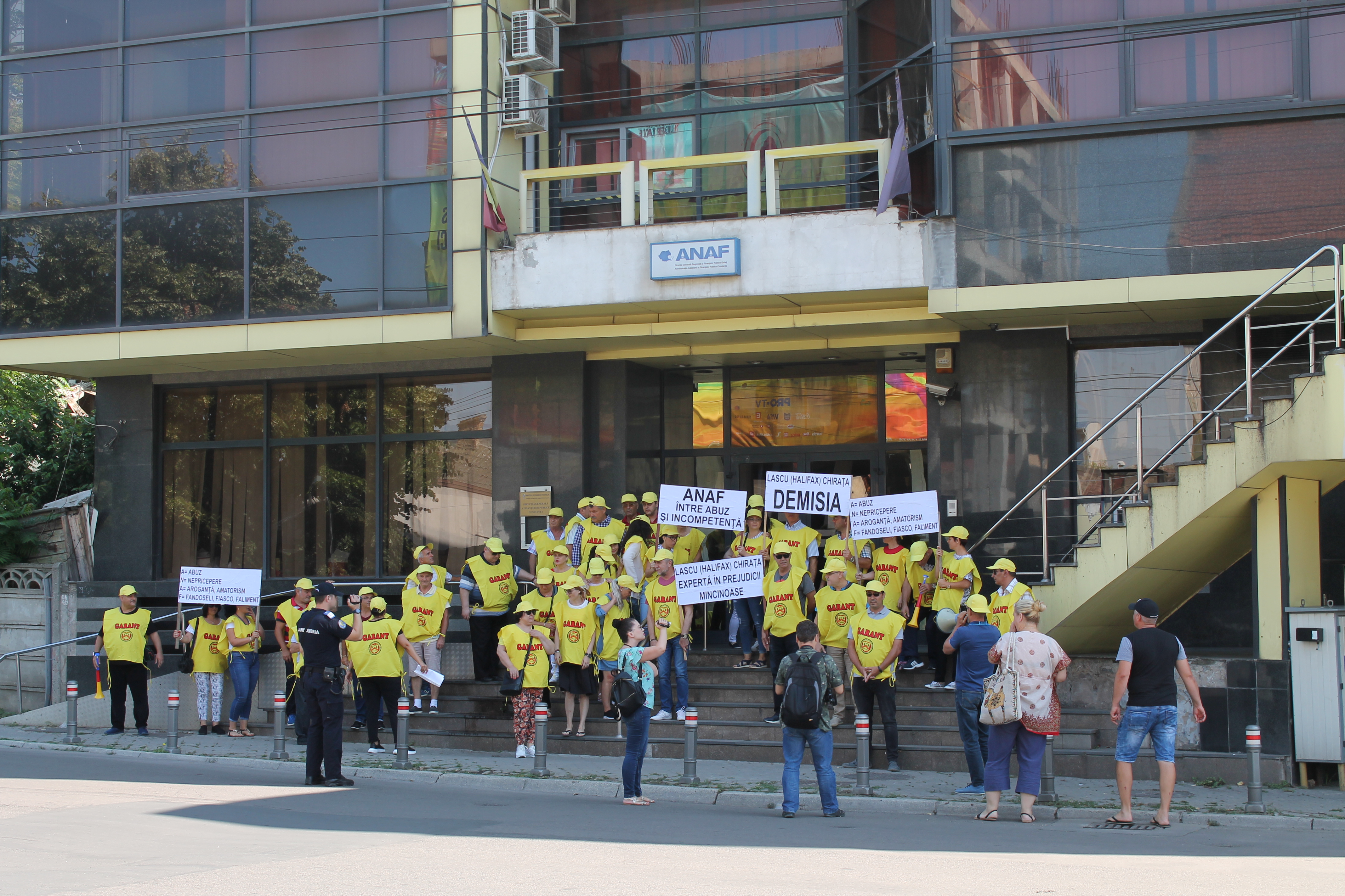 Protest ANAF Constanta