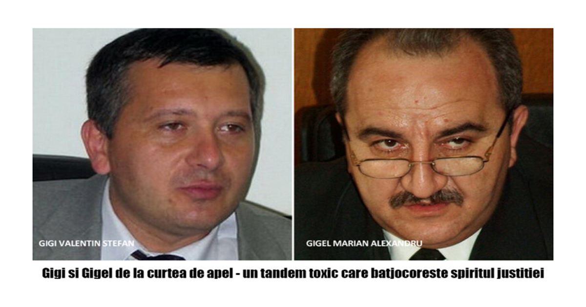 Procurorii Gigel-Marian Alexandru si Gigi-Valentin Stefan